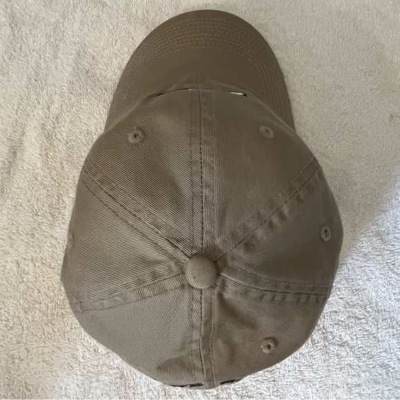 Cape Cod Nautical Flag Adjustable Khaki Cotton Yachting Cap - Picture 8 of 14